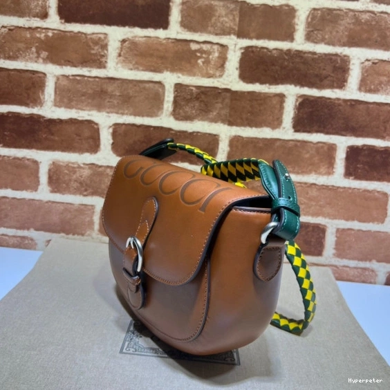 Hyperpeter logo shoulder Gucci bag with Small 0814